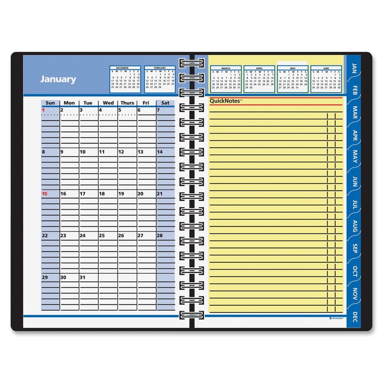At A Glance AAG760205 Quick Notes Weekly & Monthly Planner