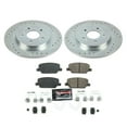 thumbnail image 3 of PowerStop Rear Z23 Evolution Sport Carbon-Fiber Ceramic Brake Pad and Drilled & Slotted Rotor Kit Fits: HYUNDAI KIA Select Models K8310, 3 of 10