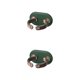 thumbnail image 4 of Kearding Soporte para secador de pelo, estante colgante para baño montado en la pared, organizador impermeable a prueba de humedad, estante de Verde oscuro 2Conjunto, 4 of 6