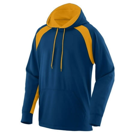 Augusta Fanatic Hooded Sweatshirt - NAVY/ GOLD - S 5527