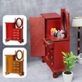 thumbnail image 3 of Joernso Doll House Mini Dresser Vintage Miniature Dresser with Drawers Mini Furniture Dressing Table for Doll House Bedroom Decor, 3 of 8