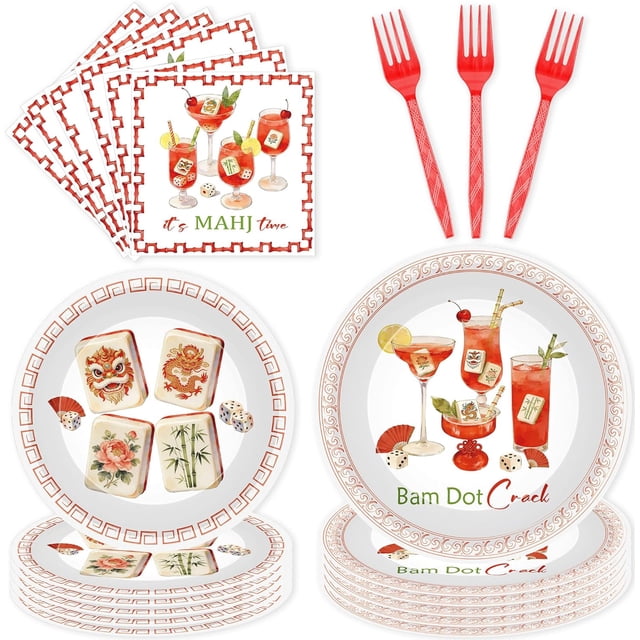Princess Birthday Party Decorations, 96 Pcs Four Ever a Princess Plates and Napkins Forks Tableware Set, Girls 4th Birthday Party Supplies Disposable Plates Set for 24