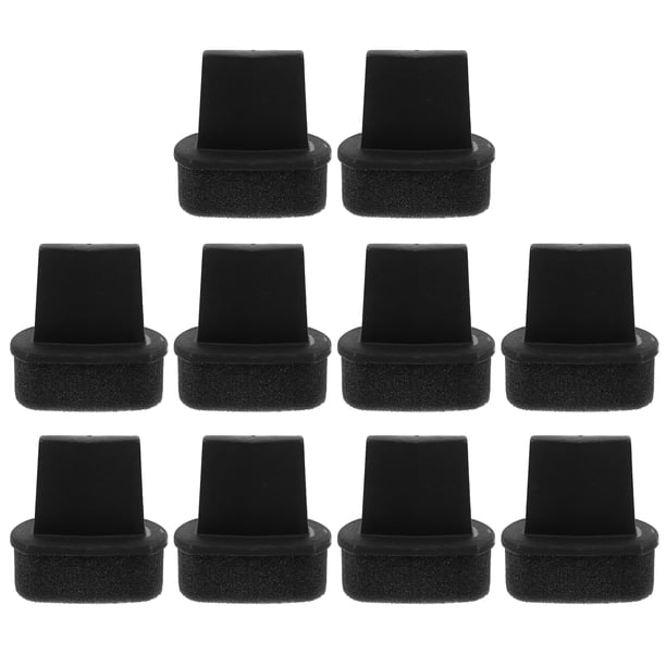 GOOHOCHY 10 esponjas aplicadoras de mano: pinceles de esponja para pintar zapatos, botas, asientos de coche, interior, sofá, cuero, manualidades - Pinceles artísticos para acuarela, bricolaje,