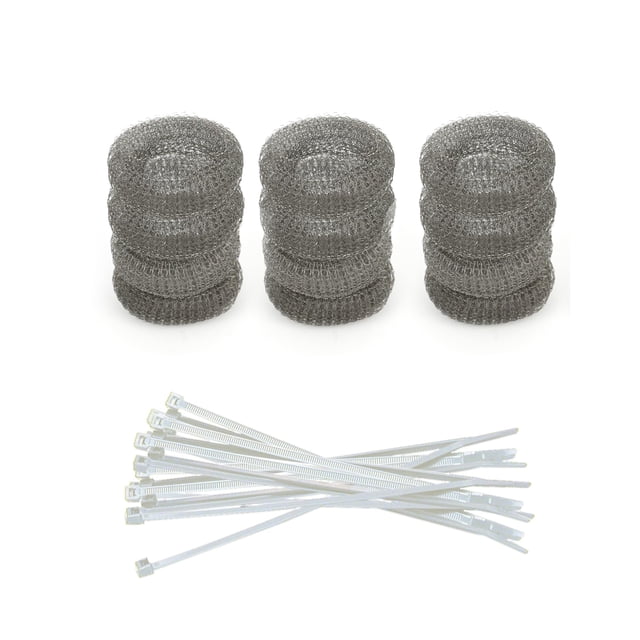 Trampa para pelusa para lavadora DR Quality Parts 29 x 6,5 cm, paquete de 12