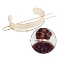thumbnail image 1 of Cage à Chignon Ronde pour Femmes, Porte-Chignon Minimaliste, Coiffure, Or, 1 of 8