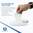 thumbnail image 5 of Dynarex DynaCare Flushable Wipes, Alcohol Free, 5” x 8” wipes, 1 Case - 12 Packs (42 Wipes per Pack), 5 of 7