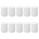 thumbnail image 1 of 10 piezas de botellas pequeñas dispensadoras de medicamentos, tabletas rellenables vacías con tapa blanca, 1 of 6