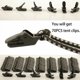 thumbnail image 2 of CHAO 70 Piezas Clips de Fijación de Lona para Toldo, Clips de Bloqueo Clips para Lona Clips de Tela de Linóleo de Plástico para Lona de Toldo, Abrazaderas para Lona Clip para Lona Clip para Tienda, 2 of 5