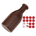 thumbnail image 2 of Botella agitadora de billar con 16 bolas numeradas, caja de dados de billar, accesorios de billar, marrón, 2 of 14