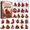 Christmas Cardinals Advent Calendar A A9, variant on Medieval Cat Advent Calendar 2026 - 24 Day Christmas Countdown Box with Medieval Cat 2D Acrylic Hanging Ornaments