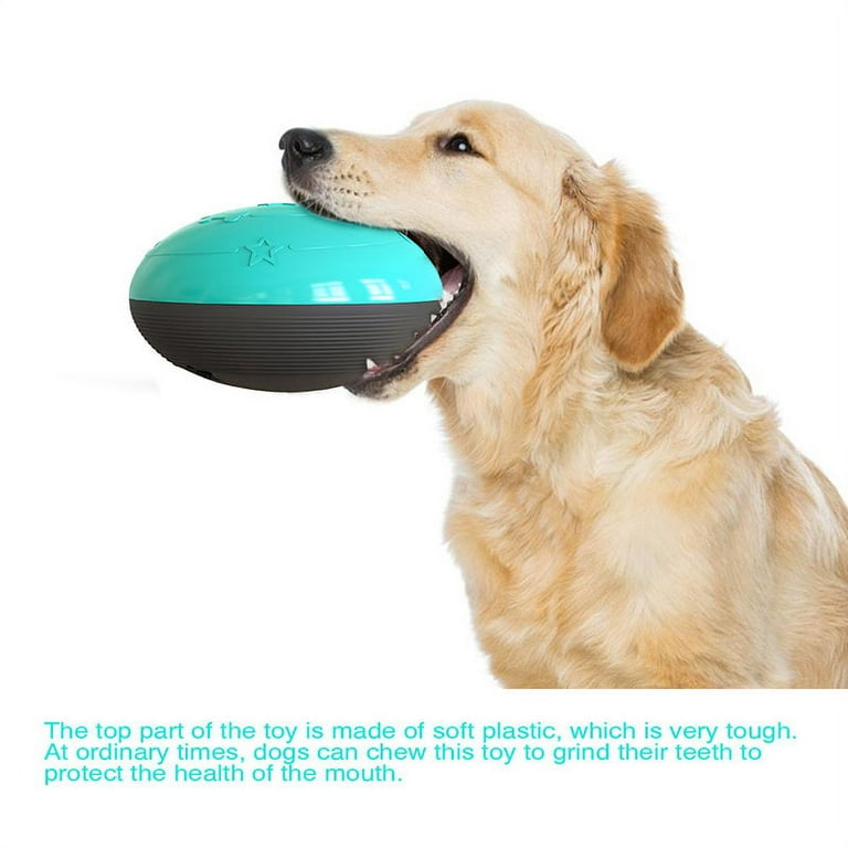 Dog Chew Toy Food Leaking Ball Vibration Sound Toy Slow Food Dispenser Pet  Food Feeder Self