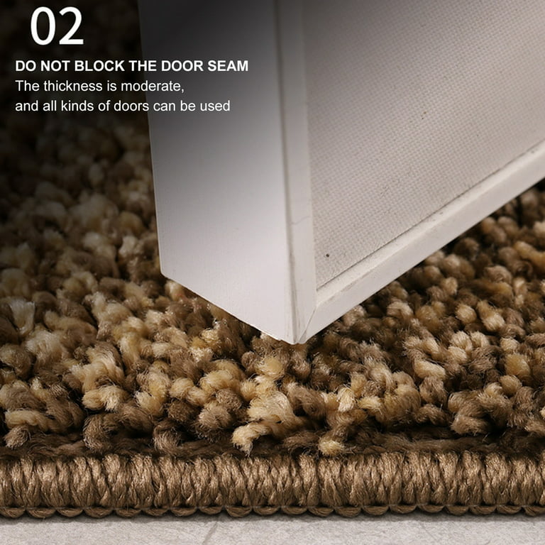 Interior Door Mats, Front And Rear Door Carpet Durable Rubber