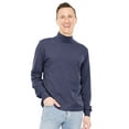 thumbnail image 2 of Stretch Is Comfort Men's Cotton Mock Neck Cuffed Long Sleeve Top |Adult Small- 4x, 2 of 6