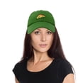 thumbnail image 2 of DALIX Pizza Slice Hat Baseball Cap in Olive, 2 of 7