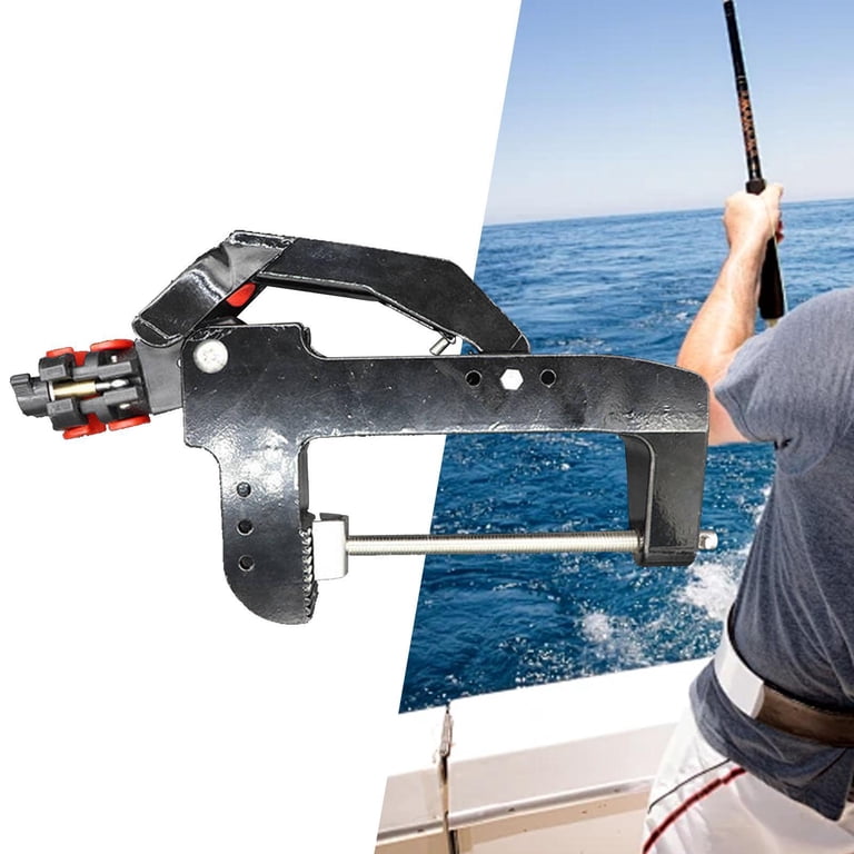 engraved fishing pole Custom Rod Holder - Wall Mounted & Holds 4 Rods Terminal Tackle|Hooks|Circle Hooks Perfect for any gift Color:Glow Perch Ming Yang CL50 Baitcasting