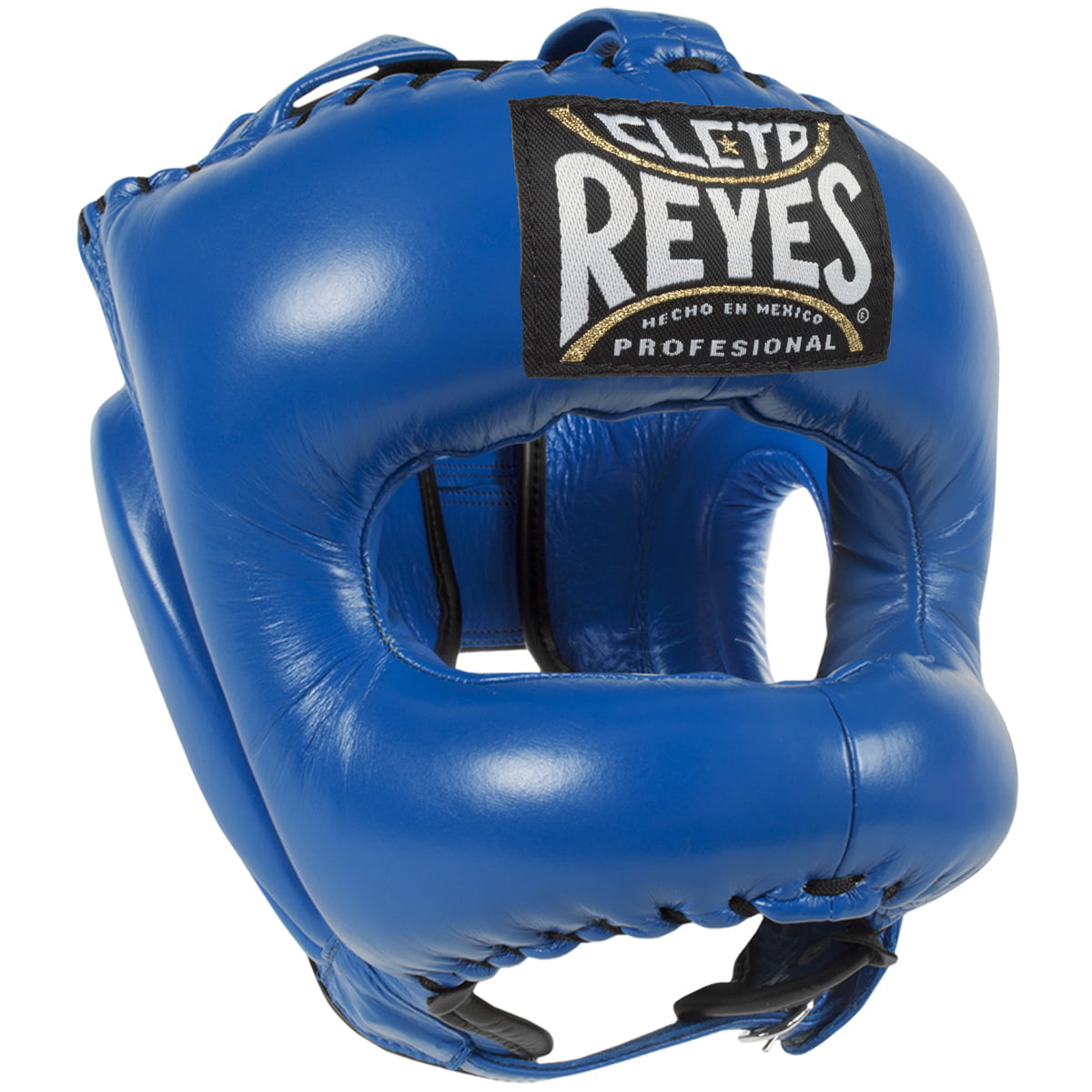 Cleto Reyes Leather Boxing Headgear with Nylon Face Bar 
