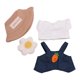 thumbnail image 2 of Camiseta Y Pantalones De Muñeca De Peluche, Moda, Haz Tus Propias Muñecas Para Muñeca De 6,69 Pulgadas, Pantalones De Zanahoria, 2 of 8