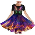 thumbnail image 1 of LOVZFMLL Robe d'Été Sans Manches pour Filles Tout-Petits Imprimé Graphique Vêtements pour Enfants, 1 of 4