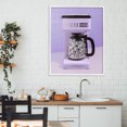 thumbnail image 3 of Stupell Industries Art Deco Disco Coffee Maker over Purple White Framed Giclee Art, 24 x 30, by LISH Creative, 3 of 8