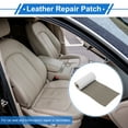 thumbnail image 2 of Unique Bargains Self Adhesive Leather Repair Patch Leather Repair Tape for Automotive Car Seat Sofa Couches Chair Interior Trim Dark Gray 4" x 63", 2 of 7