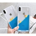 thumbnail image 6 of Phone Case for iPhone 11 Pro Case, 3D Dynamic Blue Liquid Floating Ducks and Pirate Ship Soft Silicone Bumper Quicksand Hard Back Case for iPhone 11 Pro, 6 of 14