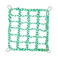 thumbnail image 1 of Bunblic Bird Rope Net Pets Hanging Hammock,with 4 Hooks,Rat Climbing Rope Net,Bird Ladder Rope Bridge for Parakeet,Sugar Glider Ferret green, 1 of 8