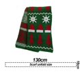 thumbnail image 2 of Bufanda navideña Bufanda de punto jacquard de moda de invierno, 2 of 5