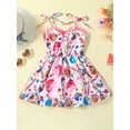 thumbnail image 2 of Bagilaanoe Toddler Baby Girl Summer Dress Candy Print Sleeveless A-line Dresses 3T 4T 5T 6T Kids Casual Swing Sundress, 2 of 9