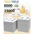 thumbnail image 3 of greencycle TN580 DR520 High Yield Black Toner Cartridges & Drum Unit Set Compatible for Brother TN650 DR620 use for HL-5370dw 5340d DCP-8060 8065DN MFC-8680dn 8480DN 8690dw Printer (3 Toner,2 Drum), 3 of 8