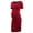 Red, variant on Jacenvly New Pregnant Clothes s Short Sleeve Solid Summer Dresses for Women 2025 Maternity Friendly Casual Round Neck Mid-Length Summer Dresses for Maternity Red Xl