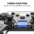 thumbnail image 5 of Game Controller for PC/Switch/Tesla model 3/y/x/s,Transparent LED Backlight,Support Dual Motor and Dual Vibration Function(transparent red), 5 of 5
