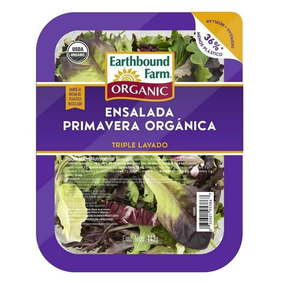 Ensalada primavera Earthbound Farm orgánica 142 g