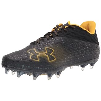 Under Armour Black and Yellow Spotlight Lux Sports Football Cleats size US16 Amazon.com | Under Armour Men main image 3