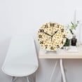 thumbnail image 5 of Kdxio Clock number Print Wall Clock,10 Inch Battery Operated Wall Clocks,Silent Non Ticking Small Analog Clock for Living Room,Office,Home,Bedroom,Kitchen,Bathroom, 5 of 7