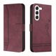 thumbnail image 1 of Funda con tapa estilo vintage para Samsung S23, ranura para varias tarjetas, protección total, estilo retro, material PU+TPU, 1 of 5