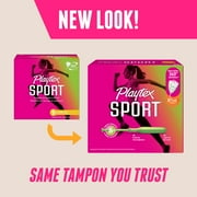 Playtex Sport Tampons, Unscented, Super Plus (36 Count)