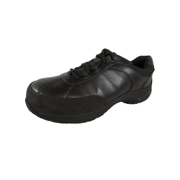 Dunham Mens Lexington Steel Toe Lace Up Shoes, Black, US 8