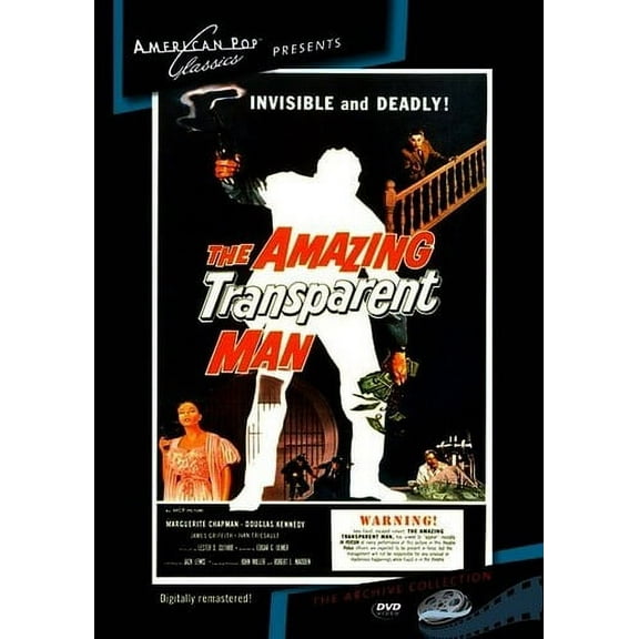 Amazing Transparent Man (DVD), American Pop Classic, Sci-Fi & Fantasy