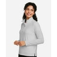 thumbnail image 2 of Devon & Jones DG425W Women's Raleigh Stretch Quarter-Zip Pullover-Grey-3XL, 2 of 6