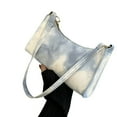 thumbnail image 1 of FeiraDeVaidade New Fashion Smudged Gradient Color Underarm Small Square Bag Texture Hand-Held Shoulder Bag, 1 of 6