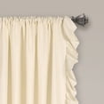 thumbnail image 2 of Lush Decor - Juego de Cortinas de Ventana Reyna de 63 x 54 Pulgadas, Color Marfil, para Sala de Estar, Comedor, recámara (par), 2 of 11