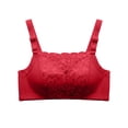 thumbnail image 5 of Bixock Plus Size Bra for Women Push Up Bra Wireless Seamless Bra Lace Lift Support Wide Straps Soft Breathable Everyday Wear Women Under Wear, 5 of 7