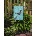 thumbnail image 2 of Carolines Treasures BB8125GF Racing Pigeon Drapeau de Jardin à Carreaux Bleu, 2 of 3
