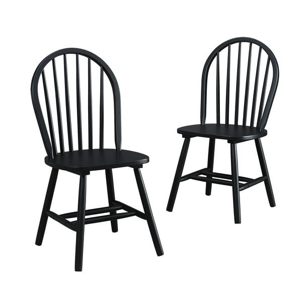 Better Homes and Gardens Autumn Lane Windsor Solid Wood Dining Chairs