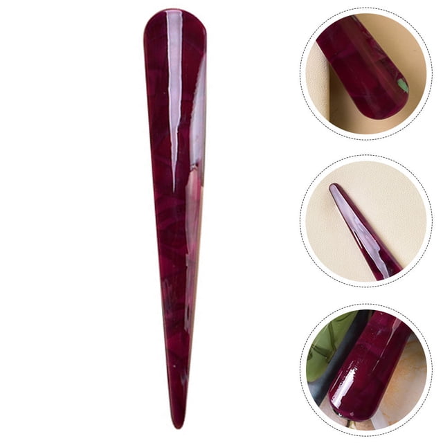 unbranded 1Ud Pinza De Pato Acetato Roja Retro Para Peinados Diarios Y Eventos