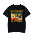 thumbnail image 1 of Camiseta para hombre, el mejor papá Pug de la historia, camiseta casual para hombre y mujer, camiseta de cuello redondo para hombre, camiseta clásica de alta calidad, camisetas para hombre, 1 of 7