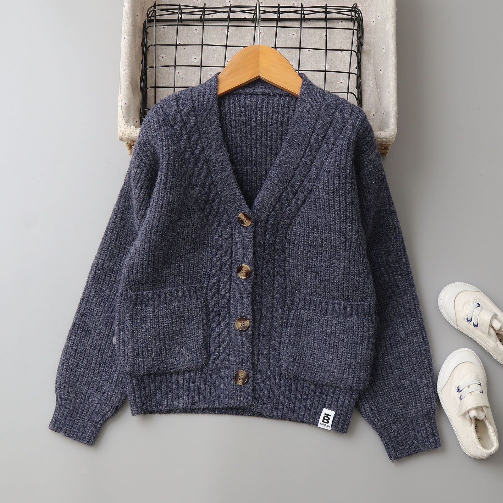 カーディガン knit cardigan Unisex Washable V Neck Cardigan | GU US