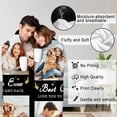 thumbnail image 5 of Custom Blanket with Photos Personalized Valentines Day Gifts for Him Her Customized Soft Flannel Blankets with Pictures Text Personalized Blankets and Throws for Boyfriend Girlfriend Blankets, 5 of 5