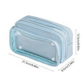 thumbnail image 2 of KMMYS Multi-Purpose Pencil Pouch, Large Capacity Removable Zippered Organizer, Waterproof Storage Pouch for Office, Travel, and Accessories, Pencil Case, 2 of 6