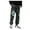 F, variant on toraway Casual Pants for Men Black Men's Loose Mid Waist Christmas Print Casual Sweatpants Men M